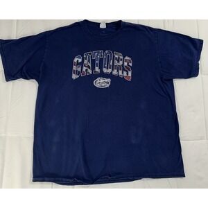 Vintage USA Florida Gators T-shirt Navy Blue Size 2XL